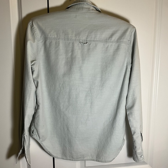 BDG Stone hue Casual Utility Shirt /Workwear button shirt/ Denim-style Shirt xs - Picture 2 of 9